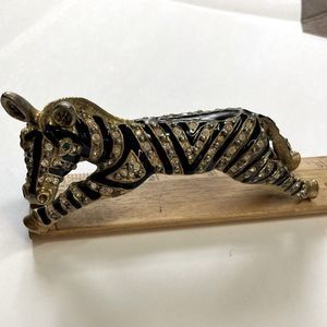 Vintage Zebra Brooch